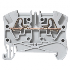 Пружинная клемма Viking 3 - однополюсная - 1 вход/1 выход - шаг 5 мм - серый | 037260 | Legrand