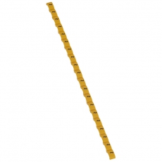 Маркер Duplix - чёрная маркировка на желтом фоне - условное обозначение - переменный ток | 038444 | Legrand