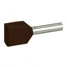 Наконечник Starflix - двойной - россыпью - сечением 2х1,5 мм? - чёрный | 037689 | Legrand