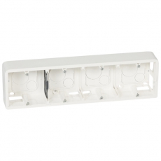 Коробка Mosaic накладная белая 10м 40мм | 080284 | Legrand