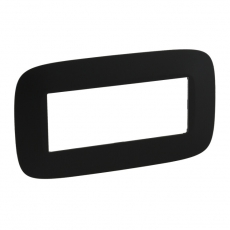 Valena ALLURE Матовый черный Рамка 5 мод | 754406 | Legrand