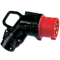 Угловая вилка Hypra - IP 44 - 3К+Н+З - 16 А - резина | 052154 | Legrand