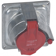 Встраиваемая розетка Hypra Prisinter - IP 44/55 - 3К+Н+З - 16 А - металл | 052214 | Legrand