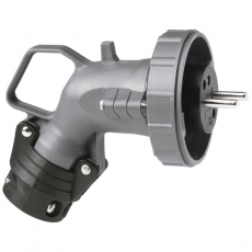 Угловая вилка Hypra - IP 66/67-55 - 2К+3 - 250 В - бытовое назначение - 16 А - пластик | 053933 | Legrand