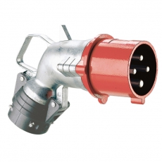 Угловая вилка Hypra - IP 44 - 3К+З - 32 А - металл | 052973 | Legrand