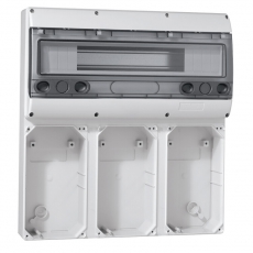 Основание - P17 Tempra Pro - для лицевых панелей 220x125 - рейка 18 модулей (6 розеток 16 A) | 057706 | Legrand