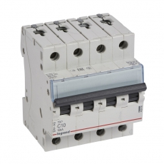 Выключатель автоматический четырехполюсный TX3 6000 10А C 10кА | 403956 | Legrand