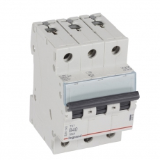 Выключатель автоматический трехполюсный TX3 6000 40А B 10кА | 403892 | Legrand