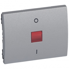 Galea Life Алюминий Клавиша двухполюсная с индикацией | 771318 | Legrand