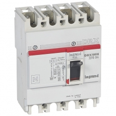 DRX125 термомагнитный 40A 4П 20KA | 027034 | Legrand