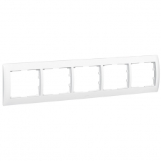 Galea Life Белый Рамка 5-я, горизонтальная | 771005 | Legrand
