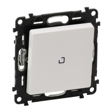 Valena LIFE DIY Белый Выключатель кнопочный 1-клавишный с подсветкой, 6А 250В | 752412 | Legrand