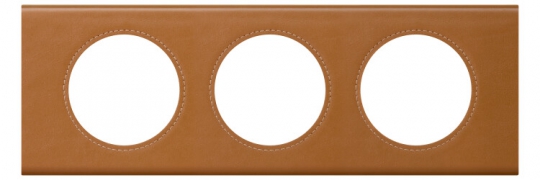 Celiane Кожа Карамель Рамка 3-я (2+2+2 мод) | 069423 | Legrand
