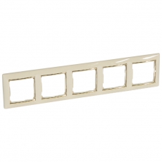 Valena Крем/Золото Рамка 5-ая горизонт. | 774155 | Legrand