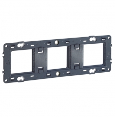 Суппорт Mosaic 3 мест 6/8 мод. монтаж на винтах | 080253 | Legrand