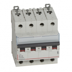 Выключатель автоматический четырехполюсный DX3 10000 16А B 16кА | 409065 | Legrand