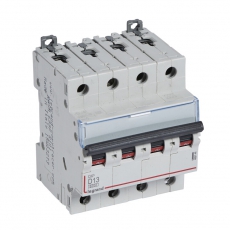 Выключатель автоматический четырехполюсный DX3 6000 13А D 10кА | 408146 | Legrand