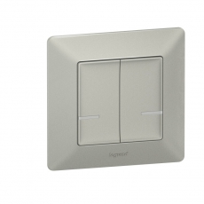 Выключатель Умный беспроводной 2-кл. Valena Life алюм. Netatmo | 752387 | Legrand