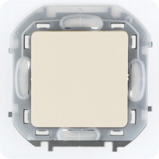Inspiria слоновая кость переключатель проходной 1 кл С/У без рамки IP44 | 673671 | Legrand
