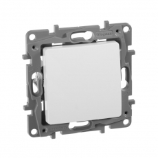 Etika Белый Переключатель 10А, винт. клем. | 672205 | Legrand