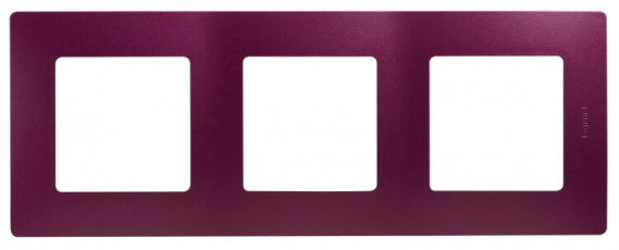 Etika Сливовая Рамка 3-ая | 672563 | Legrand