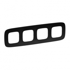 Valena ALLURE Матовый черный Рамка 4-ая | 754404 | Legrand