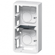 Mosaic Рамка подъемная вертикальная на 5 или 2x2 модулей, глубина 40мм, белая | 080282 | Legrand