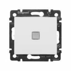 Valena Белый Выключатель 1-клавишный с подсветкой | 774410 | Legrand