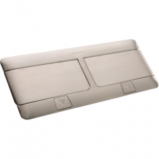 Выдвижной розеточный блок - неукомплектованный - IP 40 - 8 модулей - нержавеющая сталь | 054023 | Legrand