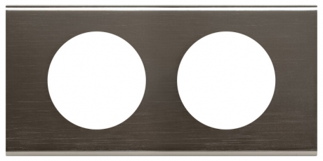 Celiane Черный Никель Рамка 2-я (2+2 мод) | 069032 | Legrand