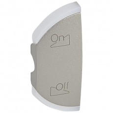 Celiane MyHome SCS Титан Лицевая панель левая освещение и звуковая трансляция | 068450 | Legrand