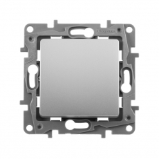 Etika Алюминий Переключатель промежуточный 1-клавишный, винт. клеммы, 10AX, 250 В | 672409 | Legrand