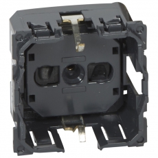 Celiane Мех Розетка с/з с защ. штор., безвинт зажим 2 мод (для накл.68131,68431,66227,64927) | 067153 | Legrand