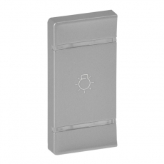 Valena LIFE Алюминий MyHome Накладка для мех. BUS/SCS.С сим-м 