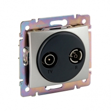Valena Алюминий Розетка TV-FM единственная (каб сеть) 862 МГц 1.5 дБ | 770132 | Legrand