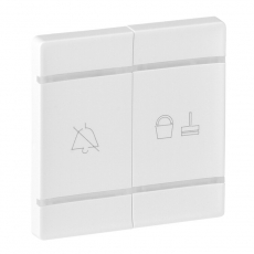 Valena LIFE Белый MyHome Накладка дв. для мех. BUS/SCS.С сим. 