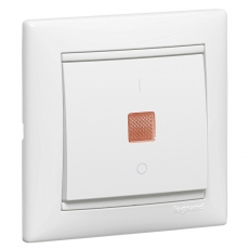 Valena Белый Выключатель двухполюсный с индикацией 16A 250В | 774214 | Legrand