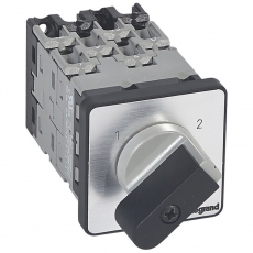 Переключатель на 2 направления - без положения ''0'' - PR 12 - 4П - 8 контактов - крепление на дверце | 027463 | Legrand