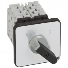 Переключатель на 2 направления - без положения ''0'' - PR 26 - 3П - 6 контактов - крепление на дверце | 027477 | Legrand