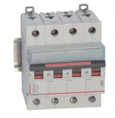 Выключатель автоматический четырехполюсный DX3 25А Z 25кА | 409937 | Legrand
