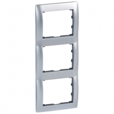 Galea Life Тертый Алюминий/Brushed Aluminium Рамка 3-я верт | 771957 | Legrand