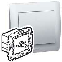 PRO21 Светорегулятор поворотный, 400Вт, л/н и г/л 230В для PRO21 | 775654 | Legrand