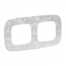 Valena ALLURE Нарцисс хром Рамка 2-ая | 754342 | Legrand