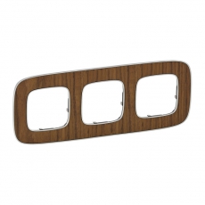 Valena ALLURE Орех Рамка 3-ая | 754463 | Legrand