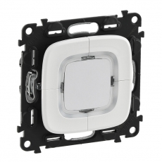 Valena ALLURE Белый MyHome.Сценарный выключатель для 4 сценариев.С лицевой панелью. | 752782 | Legrand