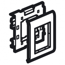 Суппорт Mosaic - 2 модуля - для кабель-каналов Metra 160x50 | 638086 | Legrand