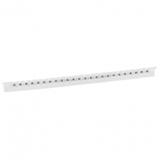 Маркер Memocab - ширина 2,3 мм - чёрная маркировка на белом фоне - заглавная буква M | 037838 | Legrand