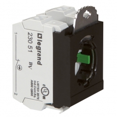 Комплектующий блок для кнопок - Osmoz - без подсв. - пружин. клеммы - НО+НЗ+3-постовой монтажный адаптер | 023105 | Legrand