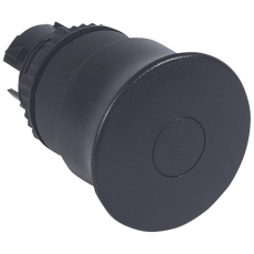 Кнопка с грибовидным толкателем ? 40 - Osmoz - для компл. - ''Тяни-толкай'' - авар. откл. - без подсв. - IP 66 - чёрный | 023876 | Legrand