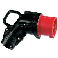 Угловая вилка Hypra - IP 44 - 3К+З - 63 А - резина | 053863 | Legrand